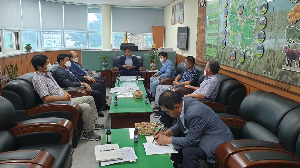 ‘미니단호박 남해군연합회’결성을 위한 발기인 모임
